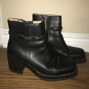 Vintage leather boots